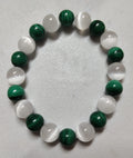 Malachite + Selenite Bracelet